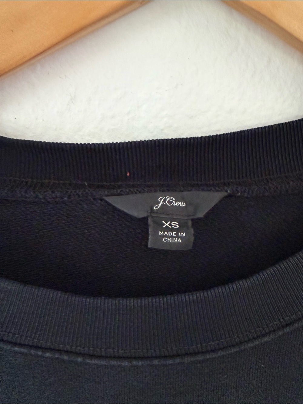 J.Crew Black "Love." Graphic Cotton Crewneck Sweatshirt Pullover XS (Fits XXS/XS - Picture 4 of 9